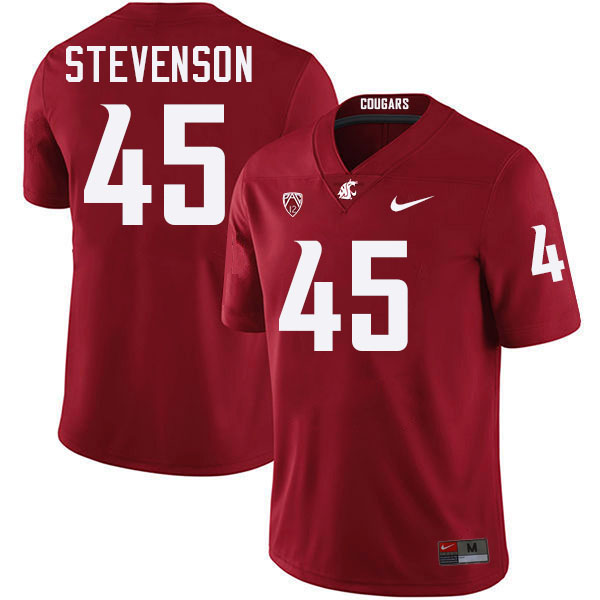 Raam Stevenson WSU Cougars Jersey.Washington State Cougars #45 Raam Stevenson Jersey Youth-Crimson